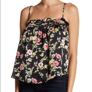 H.I.P. Floral satin camisole
